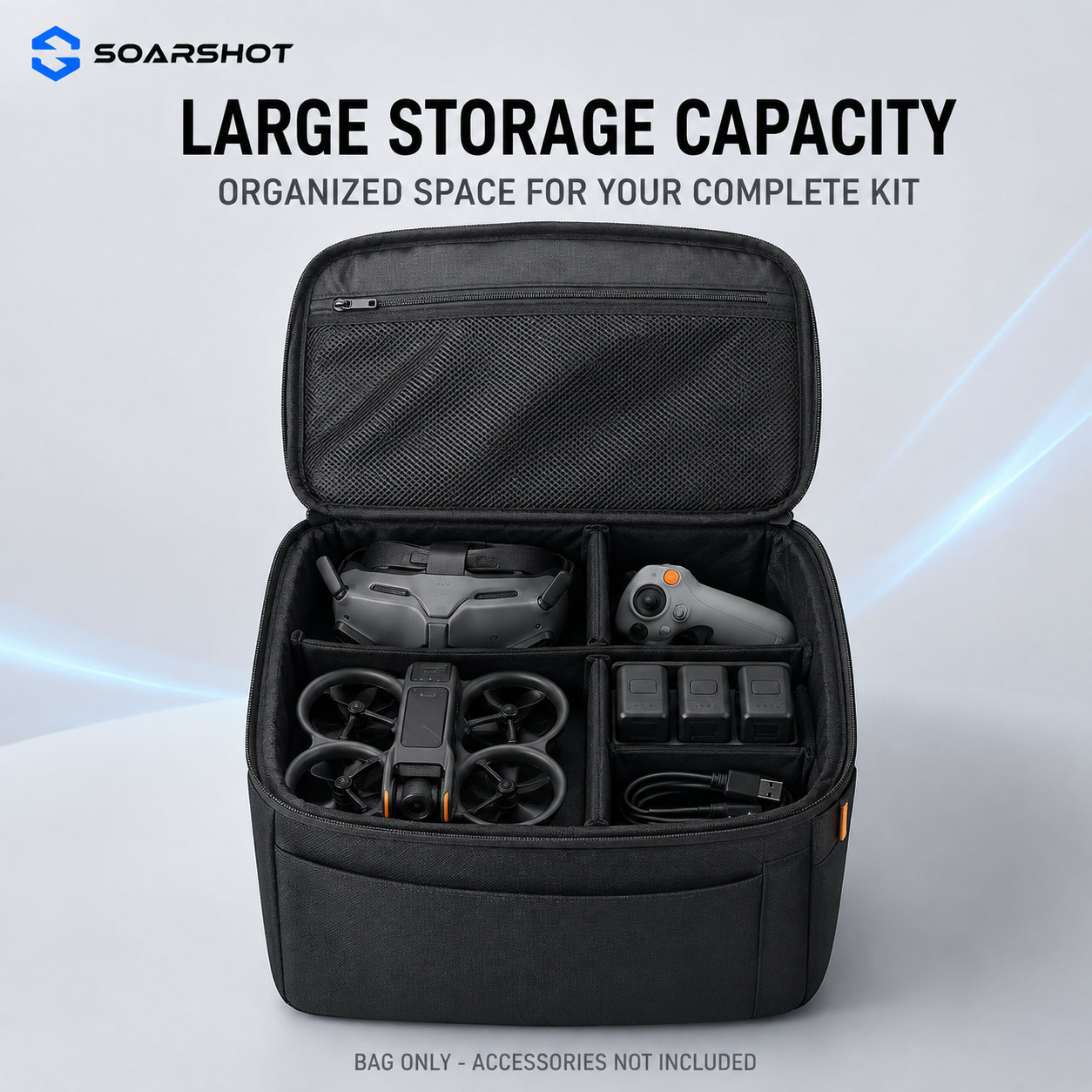 SOARSHOT Carrying Case for DJI - огляд і ціна Rc Helicopter Bag