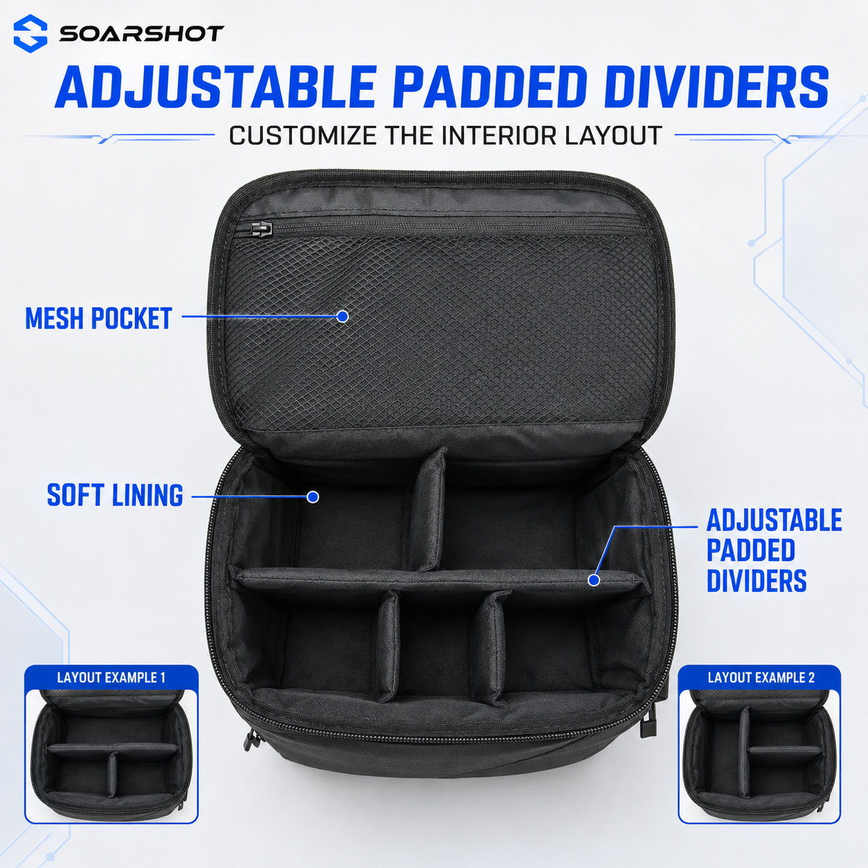 SOARSHOT Carrying Case for DJI - огляд і ціна Rc Helicopter Bag